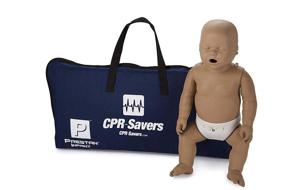 img 4 attached to 👶 CPR Savers Prestan Professional Infant CPR Training Manikin with 2019 AHA Feedback Monitor - Dark Skin, PP-IM-100M-DS