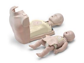 img 1 attached to 👶 CPR Savers Prestan Professional Infant CPR Training Manikin with 2019 AHA Feedback Monitor - Dark Skin, PP-IM-100M-DS