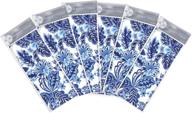 🎨 jillson roberts premium printed tissue paper - 24 sheets, 11 designs - azul paradise collection logo