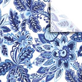 img 1 attached to 🎨 Jillson Roberts Premium Printed Tissue Paper - 24 Sheets, 11 Designs - Azul Paradise Collection