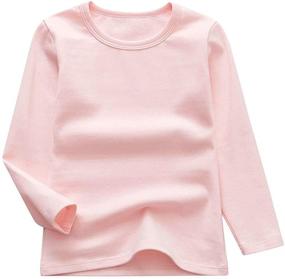 img 4 attached to 🌟 Shimmering Cereal Toddler Sleeve T Shirts Girls' Apparel