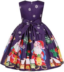 img 3 attached to 👗 Jingle Bell Fashion: Christmas Dresses for Girls - Festive Attire for Holiday Celebrations