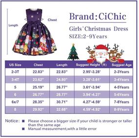 img 2 attached to 👗 Jingle Bell Fashion: Christmas Dresses for Girls - Festive Attire for Holiday Celebrations