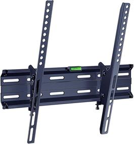 img 4 attached to 📺 ERGO TAB Tilt TV Wall Mount Bracket | Low Profile | Fits 26-55 Inch LED LCD OLED Flat Curved Screen TVs | 16 Inch Studs | VESA 400x400mm | Holds up to 99 lbs | Black