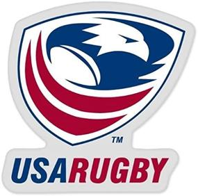 img 4 attached to 🏉 Автомобильный наклейка-стикер USA Rugby для бампера и окна - Ездите со стилем 5" x 5