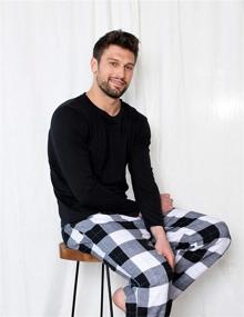 img 2 attached to 👕 Leveret Piece Pajamas: Cozy Cotton Flannel for Ultimate Comfort