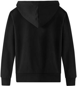 img 3 attached to 🧥 Cozy and Stylish Spring&amp;Gege Youth Solid Fleece Hoodies for Kids (3-12 Years)