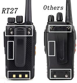 img 1 attached to 📻 Retevis RT27 Walkie Talkies for Adults - Long Range 2 Way Radios Rechargeable - VOX Clear Voice - Easy Operation - Durable - Two Way Radio for Outdoor, Hiking, Hunting, Climbing (2 Pack)