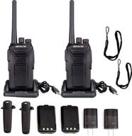 📻 retevis rt27 walkie talkies for adults - long range 2 way radios rechargeable - vox clear voice - easy operation - durable - two way radio for outdoor, hiking, hunting, climbing (2 pack) logo