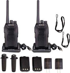 img 4 attached to 📻 Retevis RT27 Walkie Talkies for Adults - Long Range 2 Way Radios Rechargeable - VOX Clear Voice - Easy Operation - Durable - Two Way Radio for Outdoor, Hiking, Hunting, Climbing (2 Pack)