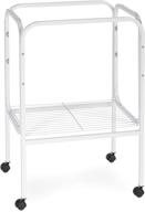 🐦 white bird cage stand with shelf by prevue pet products: sp444w логотип