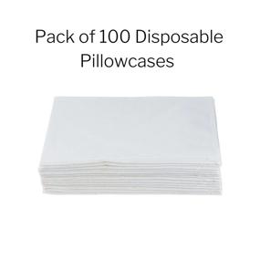 img 3 attached to McKesson Standard Pillowcase 21W x 30L Disposable White Tissue/Poly 18-917 100 Ct