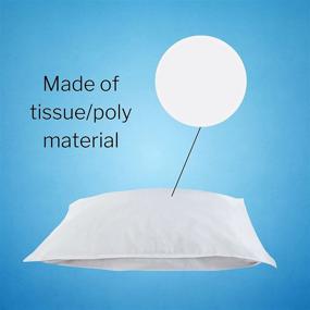 img 2 attached to McKesson Standard Pillowcase 21W x 30L Disposable White Tissue/Poly 18-917 100 Ct