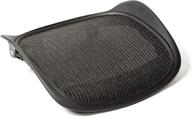 enhance your comfort with the premium replacement seat for herman miller classic aeron size b medium (black mesh) logo