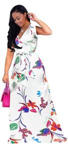 img 1 attached to 👗 Sleek Sleeveless Printed Sundress: Unveiling Women's Elegance in Runwind Dresses