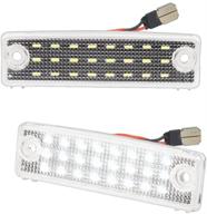 🚗 mbuydiy led license plate light lamp assembly for 1996-2021 toyota 4runner and 2008-2020 sequoia - 6000k white (pack of 2) logo