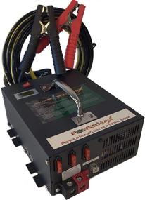 img 4 attached to Оптимизированный зарядное устройство для аккумулятора PowerMax PMBC-75 75 🔌 Ампер 12V с зажимами