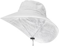 kids unisex lightweight adjustable outdoor booney hat - sun protection zone (100 spf, upf 50+) logo