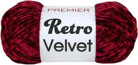 img 2 attached to Бархатное изящество рубинового цвета: премьерная пряжа Retro Velvet-Ruby от Premier Yarns для роскошных творений