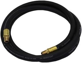 img 1 attached to 🔧 Unleash the Power with Goodyear Rubber Whip Hose Black!
