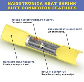 img 1 attached to 🔌 High-Quality Haisstronica Connectors: Insulated, Waterproof, and Industrial-Grade Electrical Supplies