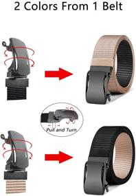 img 3 attached to 🔧 Reversible Ratchet Bulliant Sports Casual Men's Accessories and Belts