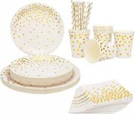 🍽️ enhanced disposable tableware set with tablecloth and dinnerware логотип