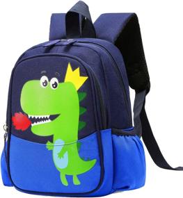 img 4 attached to Toddler Backpack Cartoon Dinosaur Animal