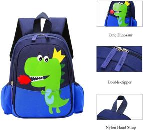 img 2 attached to Toddler Backpack Cartoon Dinosaur Animal