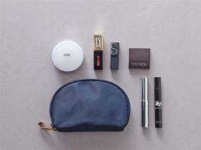 img 3 attached to ✨✈️ Stay Organized on the Go with Mossio Half Moon Cosmetic Beauty Bag Travel Handy Organizer Pouch