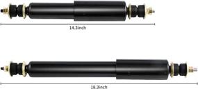 img 2 attached to Roykaw EZGO TXT Golf Cart 1994-Up OEM# 76418-01 Front/Rear Shock Absorbers