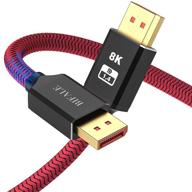 🔌 bifale 8k displayport 1.4 cable 10ft - supports 8k@60hz, 4k@144hz, and 1080p@240hz – high-speed, nylon braided, hdcp 2.2, hdr, dsc 1.2 – ideal for laptop, pc, tv, gaming monitor logo