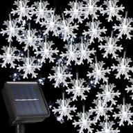 snowflake christmas waterproof powered decoration logo