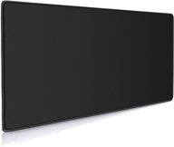 🖱️ cmhoo xxl professional large mouse pad for computer games - 35.4x15.7x0.12in, black (90x40) логотип