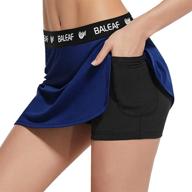 baleaf women's color-changing swim skorts skirts with pocket - upf50+ bikini tankini bottom logo