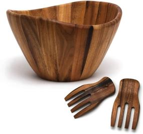 img 3 attached to Lipper International Salad Hands Brown