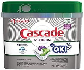 img 2 attached to 🧼 Cascade Platinum: 16X Power Fresh Scent Action Pacs - Ultimate Cleaning Efficiency!