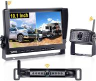 📷 amtifo a10 wireless backup camera system - 10.1'' monitor with 2 high-definition 1080p rear view cameras for rvs, trailers, and 5th wheels - expandable up to 4 rv cameras with recording function logo