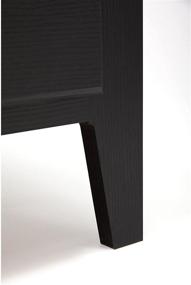 img 1 attached to Bush Furniture Kathy Ireland Home Connecticut Lateral File Cabinet in Black Suede Oak Finish