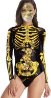 skeleton one piece swimsuits swimwear b126 19503 sports & fitness logo