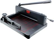 🔪 efficient and durable vvivid heavy-duty tabletop black guillotine stack paper cutter (16.5&#34;) logo