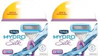 schick hydro silk cartridges pack logo