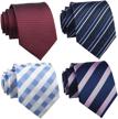secdtie silver jacquard formal necktie men's accessories for ties, cummerbunds & pocket squares logo