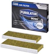 🌬️ enhance cabin air quality with purolatorboss premium cabin air filter featuring febreze freshness for nissan and suzuki logo