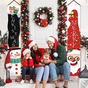 img 3 attached to 🎄 WEKIOOBON Nutcracker Christmas Decorations: Festive Outdoor Xmas Decor Banners for Front Door, Porch, Garden & Indoor Party (Christmas Nutcrackers)