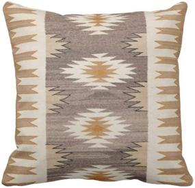 img 3 attached to 🛋️ Vibrant Tribal Western Throw Pillow Covers: Colorful Geometric Patterns for Stylish Home Décor - Set of 4, 18x18 Inches