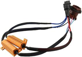 img 2 attached to 🔌 O-NEX LED Resistor Kit for 3157 4157 Turn Signal Bulbs with Relay Harness Adapter, Anti-Flicker Error Decoder and Warning Canceller