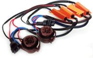 🔌 o-nex led resistor kit for 3157 4157 turn signal bulbs with relay harness adapter, anti-flicker error decoder and warning canceller logo