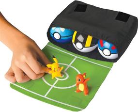 img 1 attached to 🔥 Pokémon Bandolier Set - Includes a 2-Inch Pikachu Figure, 2 Clip 'N' Go Poké Balls, Clip 'N' Go Poké Ball Belt, and a Carrying Bag that Converts into a Battle Mat for 2 Figures