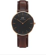 daniel wellington classic black bristol logo